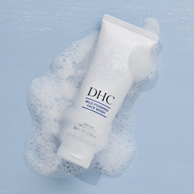 DHC tube on bathroom counter demonstrating easy integration into routines