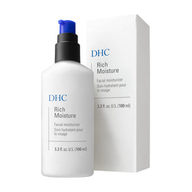 DHC open jar close-up showing creamy texture for fast absorption