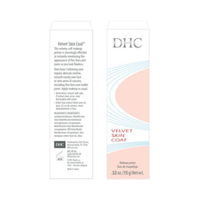 DHC primer on fingertip being applied, quick blending and smooth canvas