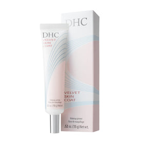 DHC primer open cap with gel texture, easy application and smooth finish