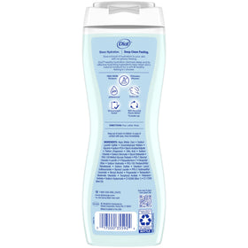 Dial bottle with recycled plastic badge highlighting sustainability benefit
