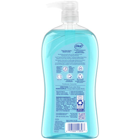 Dial cap and bottle marking showing 100% recycled plastic claim