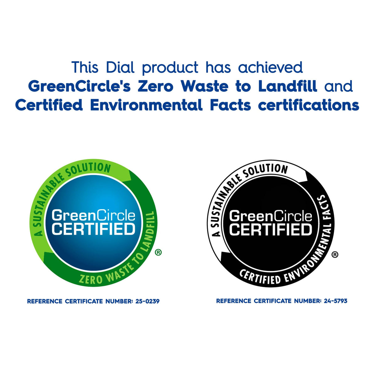 Dial Leaping Bunny badge indicating cruelty-free product assurance
