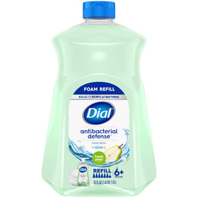 Dial fresh pear front packaging showing full 52 fl oz refill and brand