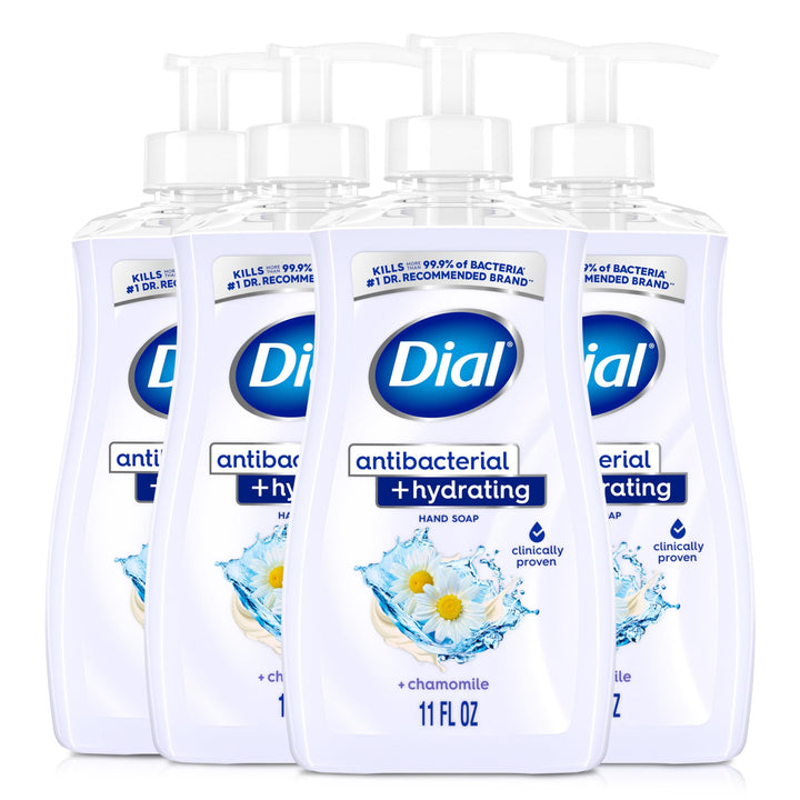Dial front packaging 11oz bottle showing chamomile scent and benefit