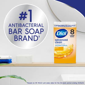 Dial Gold bar producing creamy lather for easy rinsing benefit