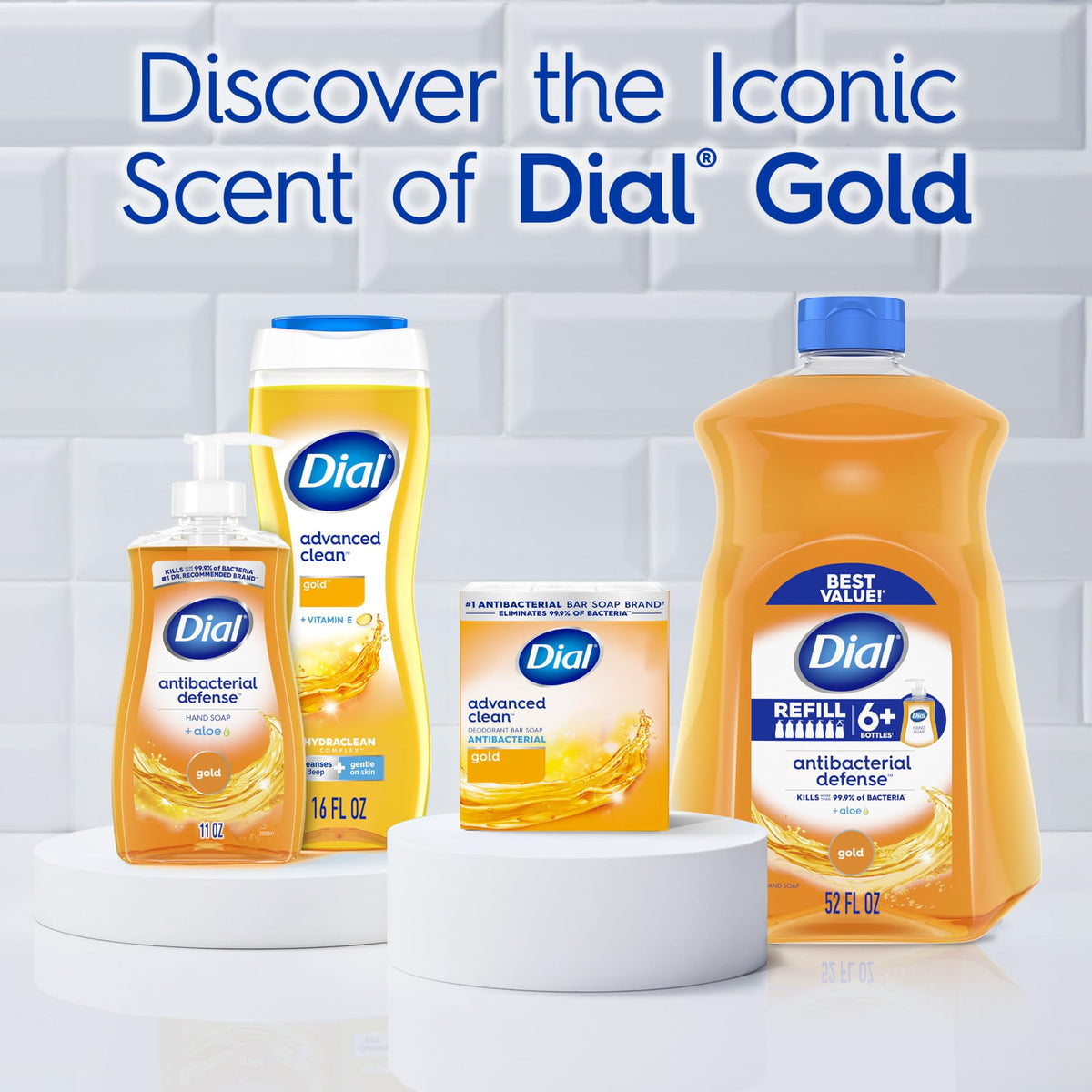 Dial Gold family bath time scene illustrating gentle everyday care