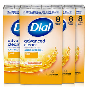 Dial Gold front packaging showing 32 bars and product benefits