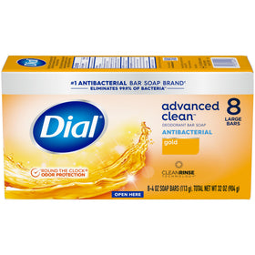 Dial Gold bar used for hand washing showing fresh clean feeling