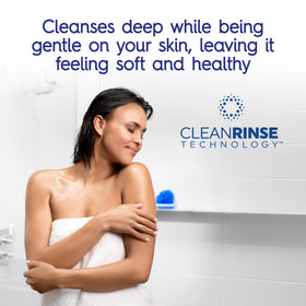 Dial Gold bar in shower demonstrating deep cleanse benefit