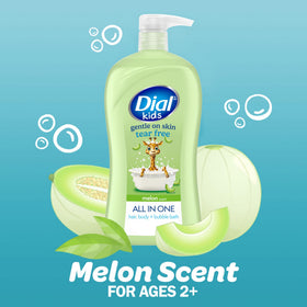 Back of Dial bottle highlighting recycled-plastic label and eco-friendly packaging benefit