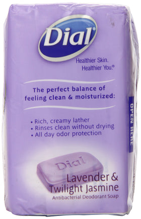 Dial close-up lather on bar highlighting moisturizing foam and clean rinse benefit