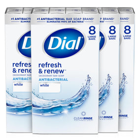 Dial front packaging showing 32 bars and clean presentation benefit