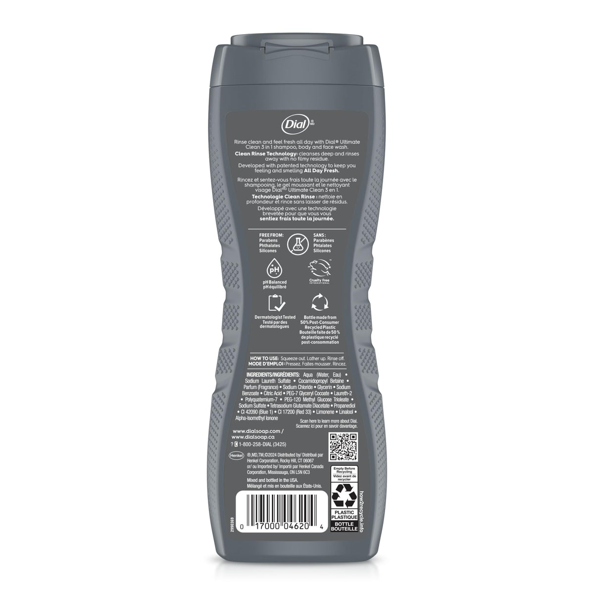 Dial size scale comparison with 16 fl oz bottle for travel convenience
