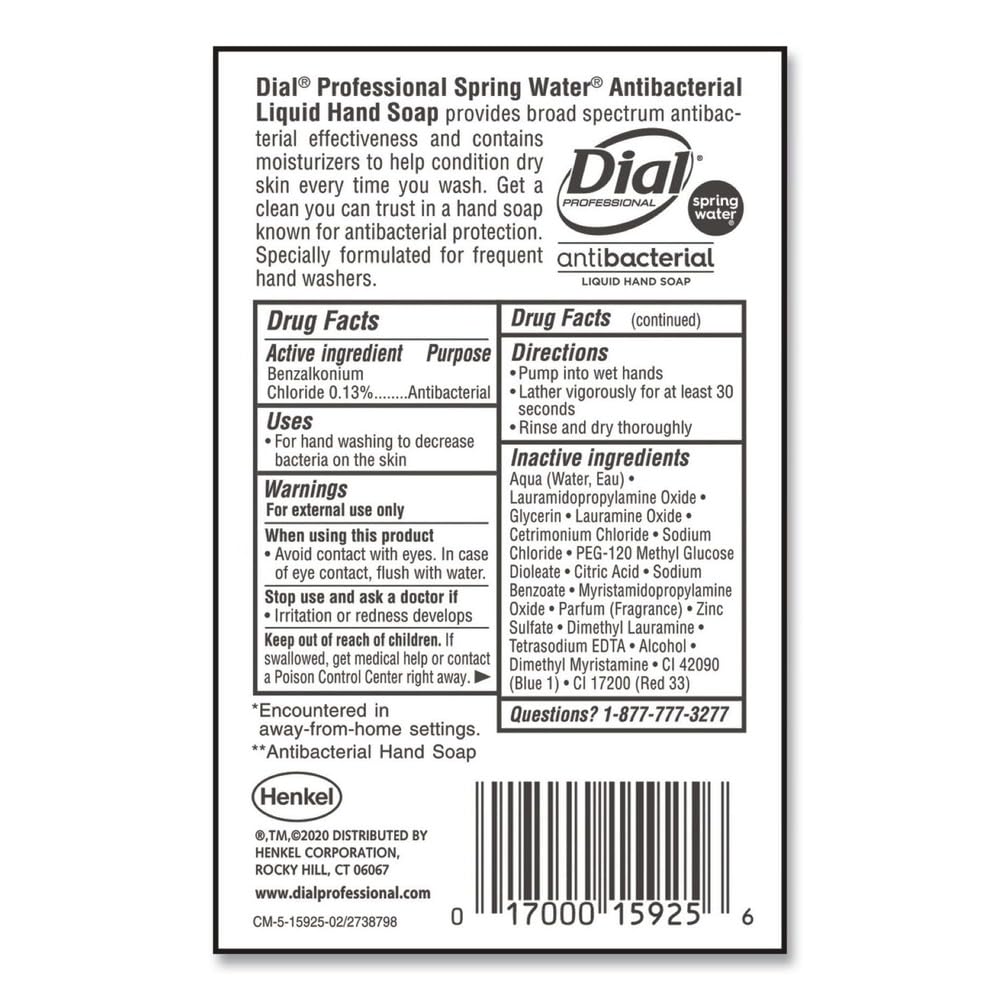 Dial spring water foam closeup showing lather quality and conditioning benefit