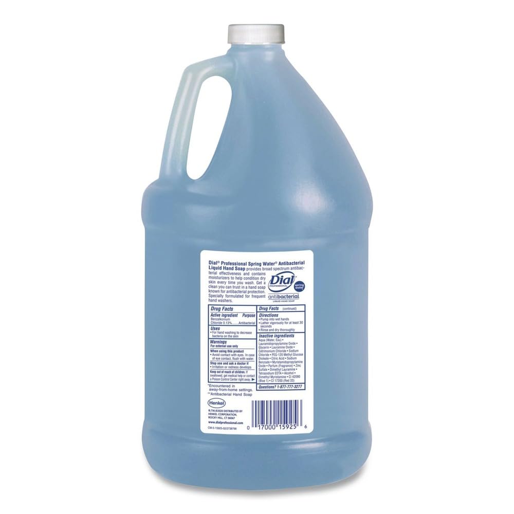 Dial spring water pouring detail illustrating smooth refill and spill control