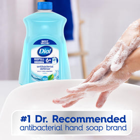 Close-up of Dial lather texture demonstrating rich foam and gentle moisturizing
