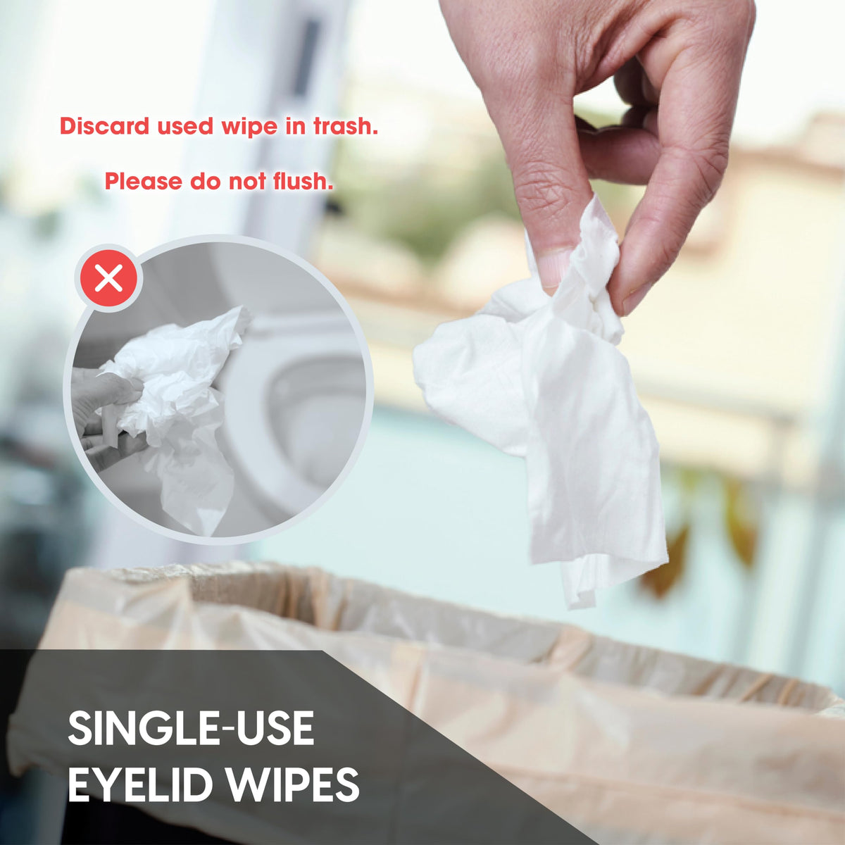 Diamond Wipes Clear C packet inside a purse showing on-the-go convenience