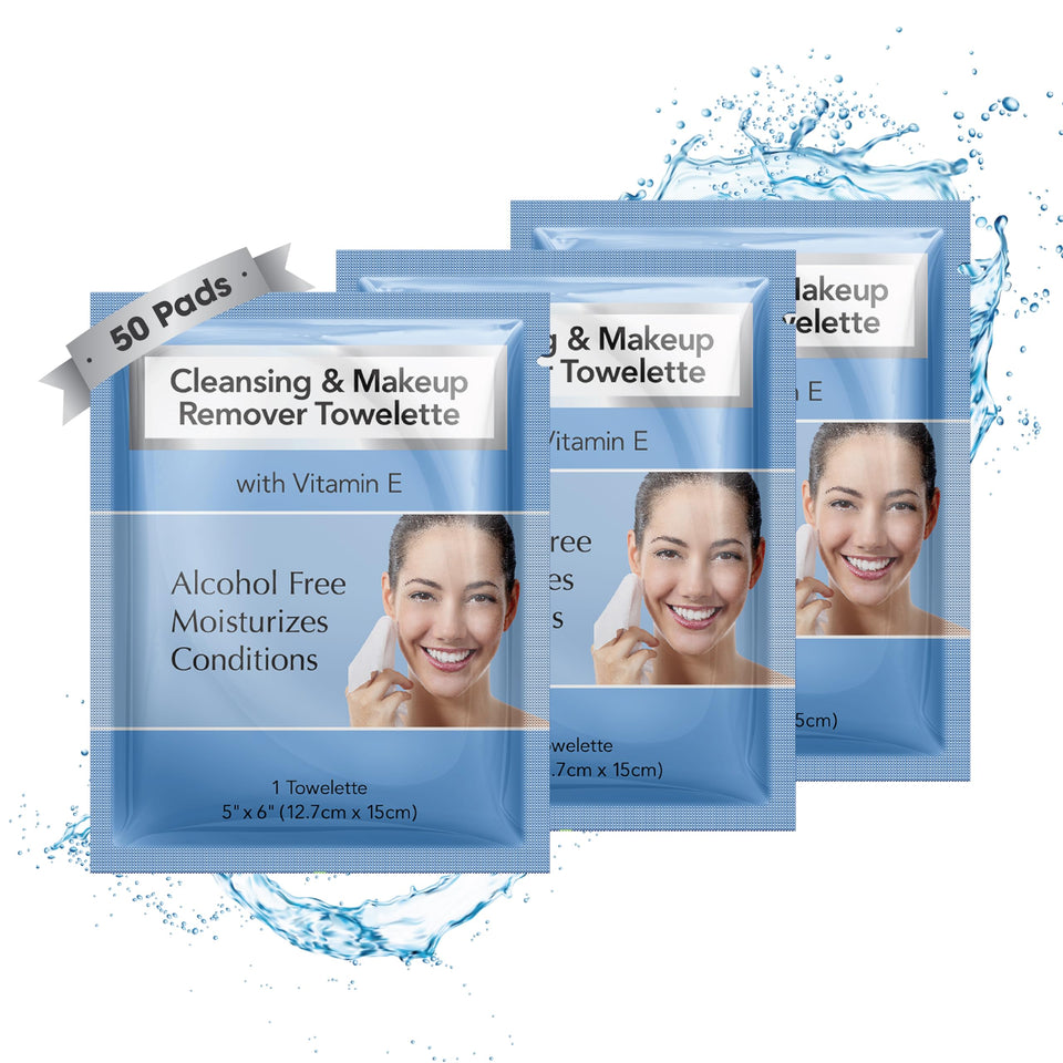 Diamond Wipes front packaging showing 50-count case and flip-top for easy access