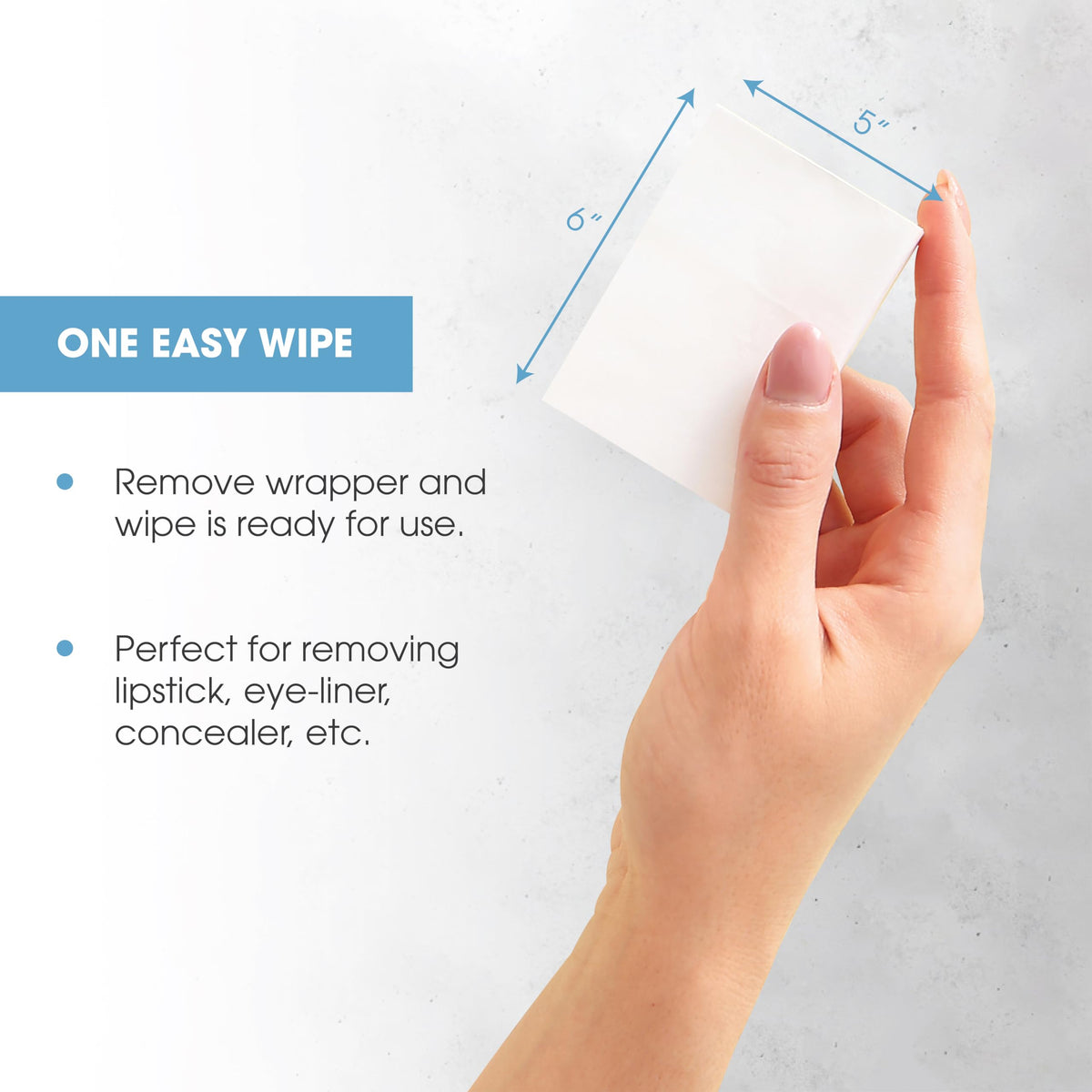 Diamond Wipes open pack with multiple sheets visible to show quantity and convenience