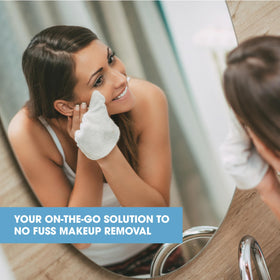 Diamond Wipes packed in travel pouch ready for flight, ensuring spill-free portability