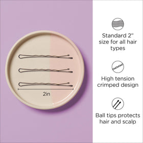 Diane close-up of crimped texture offering improved grip on hair