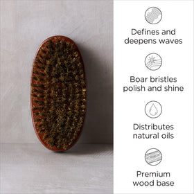 Diane close-up of medium boar bristles highlighting texture and gentle scalp conditioning