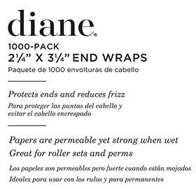 Diane dispenser box beside a ruler showing sheet size 2.25 by 3.25 inches — bulk value