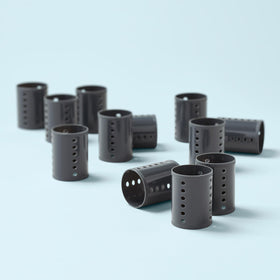 Diane magnetic roller in use with blow dryer demonstrating quicker drying and polished results