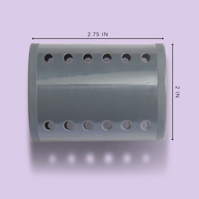 Diane magnetic roller held in hand for size comparison showing 2-inch diameter for body