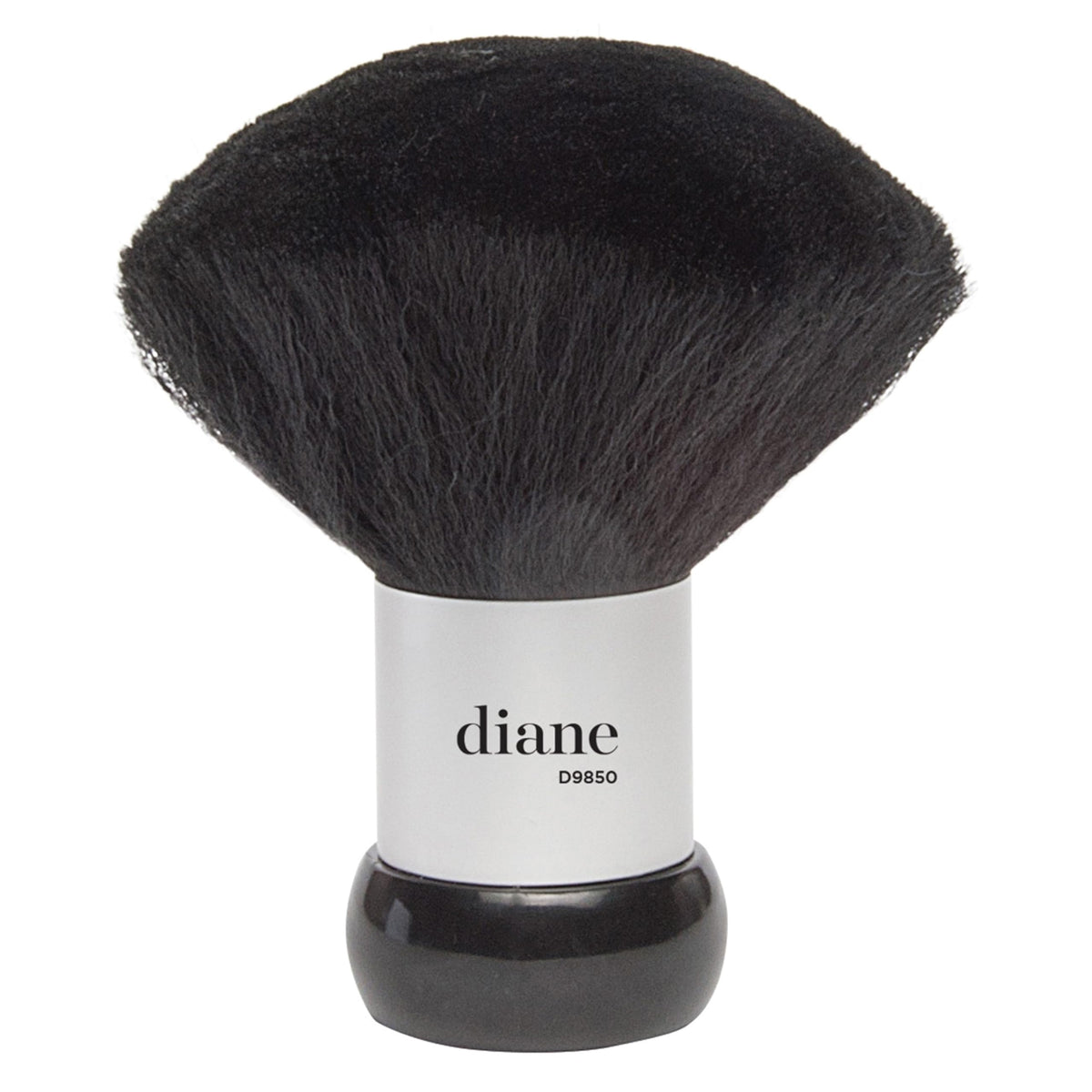 Diane neck duster front view showing compact shape and finish benefit gentle sweeping