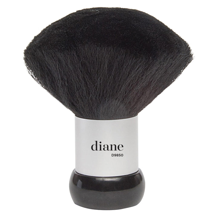 Diane neck duster front view showing compact shape and finish benefit gentle sweeping