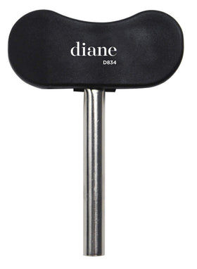 Diane Pro Grip Color Key front view showing sleek black finish and compact design, saves product