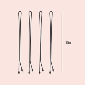 Diane pins in hand demonstrating 3-inch scale and control for thick hair benefit