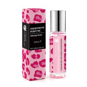DIBALA front packaging showing vanilla musk perfume and travel convenience