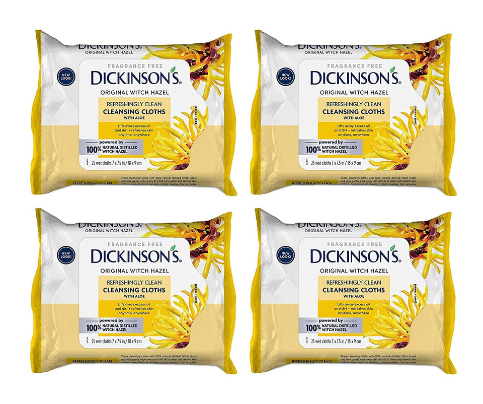 Dickinson's front packaging showing clean wipes and brand trust