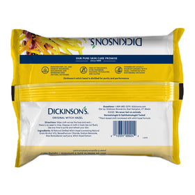 Dickinson's open pack showing resealable top and ready-to-use cloths