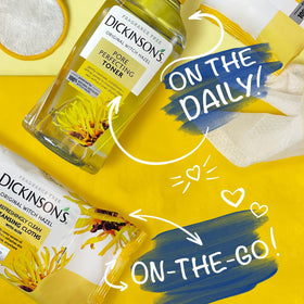 Dickinson's wipes on bathroom counter showing everyday convenience