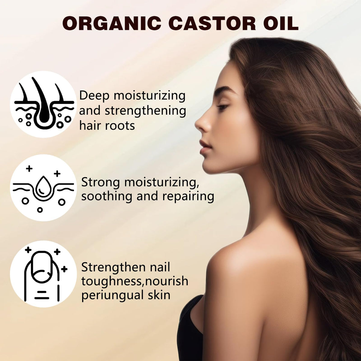 Diehous castor oil texture drop demonstrating cold-pressed clarity and deep hydration
