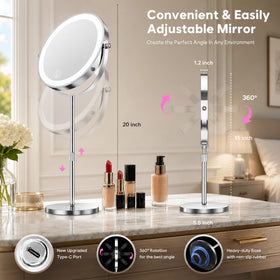 Dienmern height adjustment from 15 to 20 inches showing compact space-saving benefit
