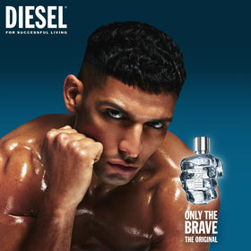 Diesel Only The Brave cap and nozzle closeup showing durable spray mechanism