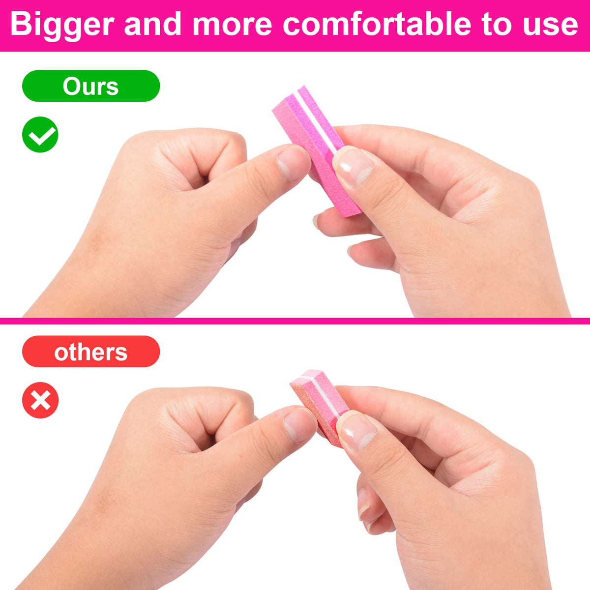 Diesisa buffer used on acrylic nail for product removal and shaping