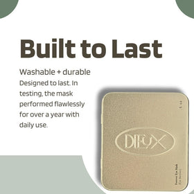 Dieux lifestyle image on bathroom vanity showing everyday routine and eco-friendly zero-waste benefit