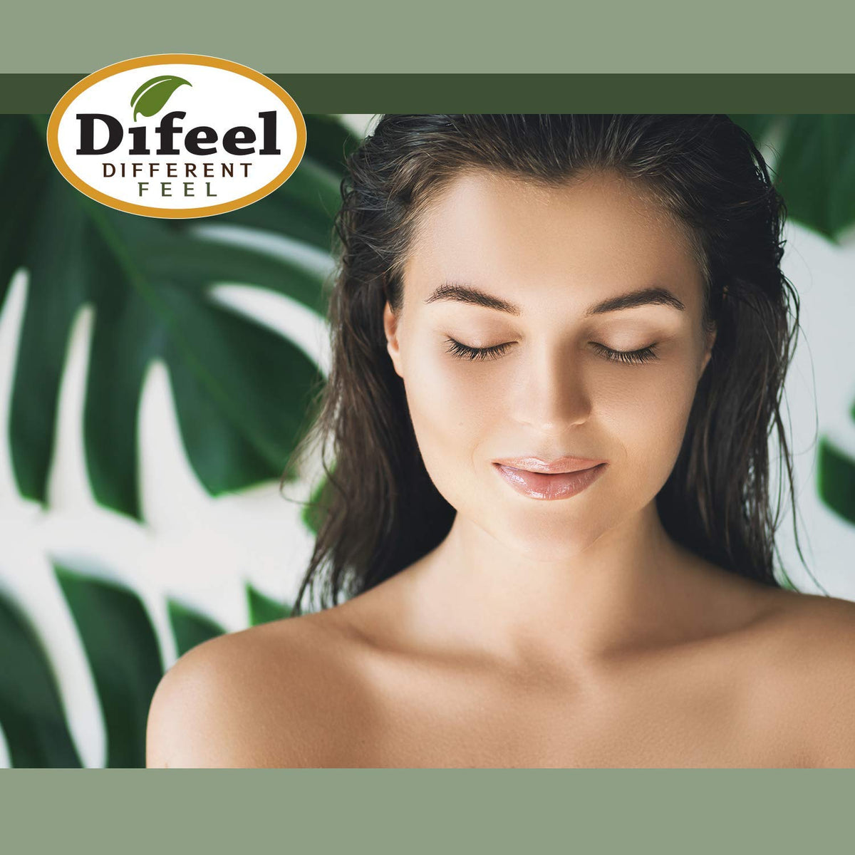 Difeel application on scalp being massaged, promoting even distribution benefit