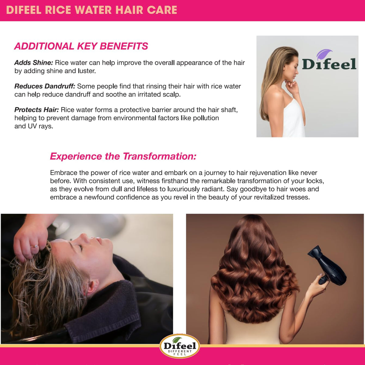 Difeel bottle on bathroom shelf styled for everyday routine