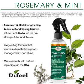 Difeel spray mist action closeup demonstrating even lightweight distribution