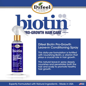 Difeel texture shot of hair application for smoother detangling benefit