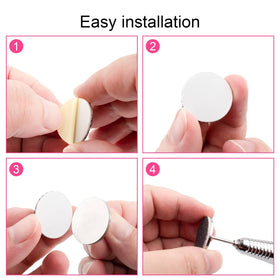 Difenni disc in use on foot showing effective callus removal and professional results