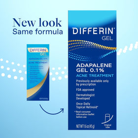 Differin close-up of gel texture highlighting smooth application benefit