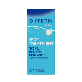 Differin front of tube showing branding and product purpose